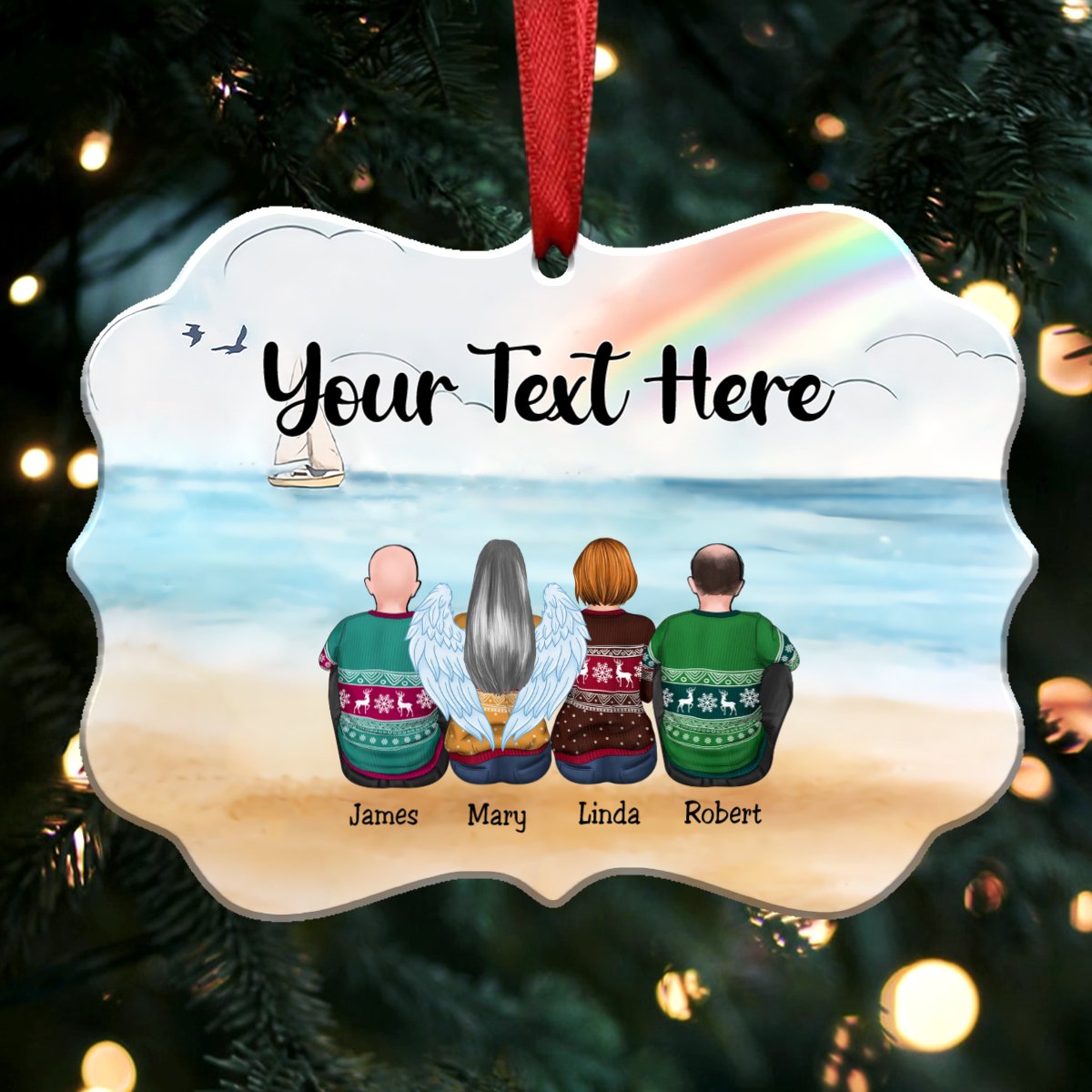 Custom Ornament - Personalized Acrylic Memorial Gift