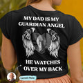 Personalisiertes Foto-T-Shirt: Mein Papa ist mein Schutzengel – Gedenk-Shirt