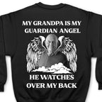 Personalisiertes Foto-T-Shirt: Mein Papa ist mein Schutzengel – Gedenk-Shirt