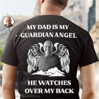 Personalisiertes Foto-T-Shirt: Mein Papa ist mein Schutzengel – Gedenk-Shirt