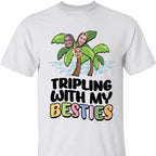 Custom Photo Twinning With My Bestie - Personalized Unisex T-shirt, Hoodie, Sweatshirt
