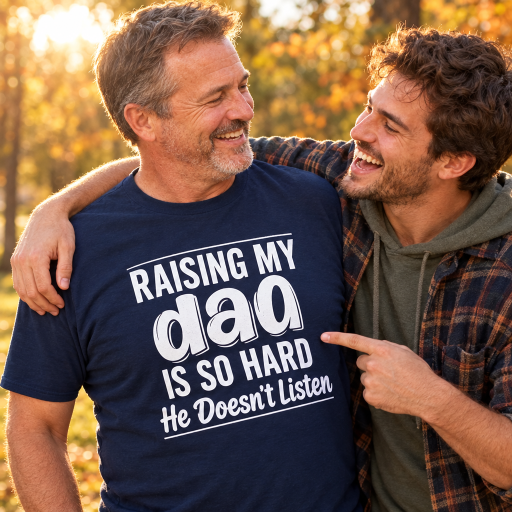 Raising My Dad Is So Hard He Doesn't Listen T-Shirt