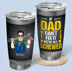 Dad's Fix-It 20oz Tumbler - Insulated Stainless Steel for Hot/Cold Drinks on the Go