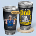 Dad's Fix-It 20oz Tumbler - Insulated Stainless Steel for Hot/Cold Drinks on the Go