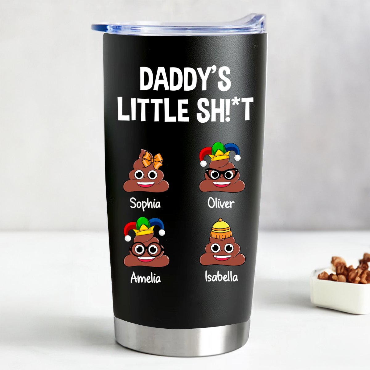 Dad's Personalized 20oz Insulated Tumbler for On-the-Go Fun