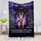Daughter - Always Be There - Personalized Blanket