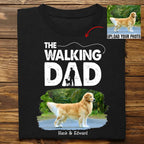Hundefreunde - Personalisiertes Foto "Full Time Dog Dad" - Individuelles Unisex-T-Shirt