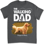 Hundefreunde - Personalisiertes Foto "Full Time Dog Dad" - Individuelles Unisex-T-Shirt
