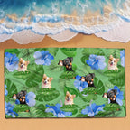Dog Lovers - Upload Photo Dog - Personalized Beach Towel (HJ)