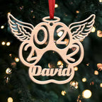 Dog Paw - Cat Paw - Cat Face - Wings Paw - Personalized Christmas Stainless Steel/Acrylic Ornament