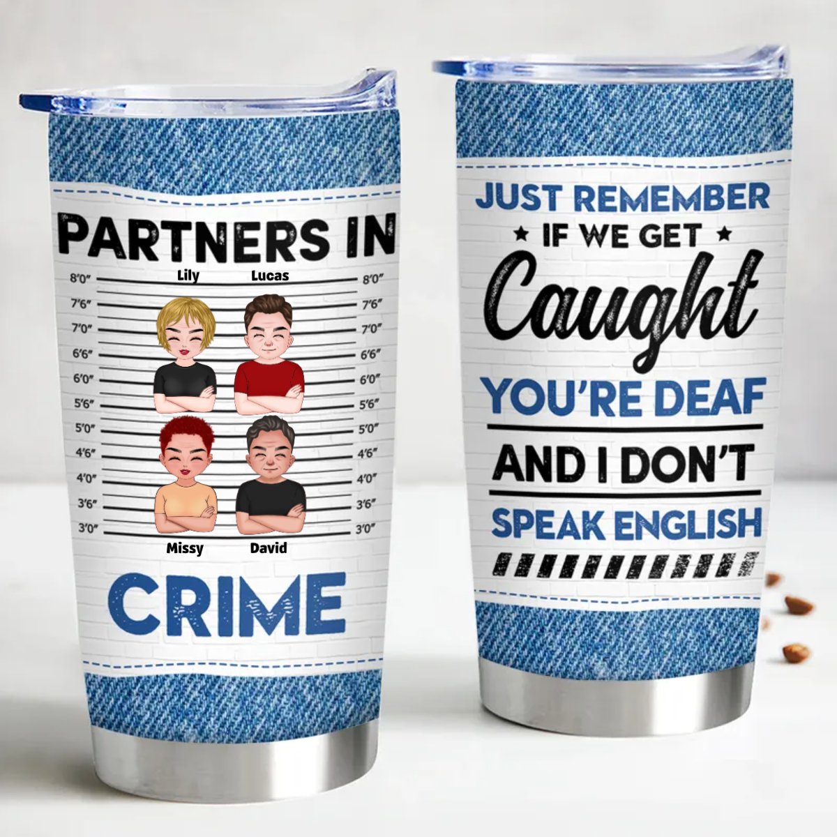 Dynamic Duo 20oz Custom Insulated Tumbler