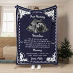 Family - Custom Photo Hold Me Close To You - Personalized Blanket