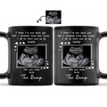Family - Custom Photo I Know I'm Not Here Yet - Personalized Black Mug - Gift For Dad, Father, New Parents
