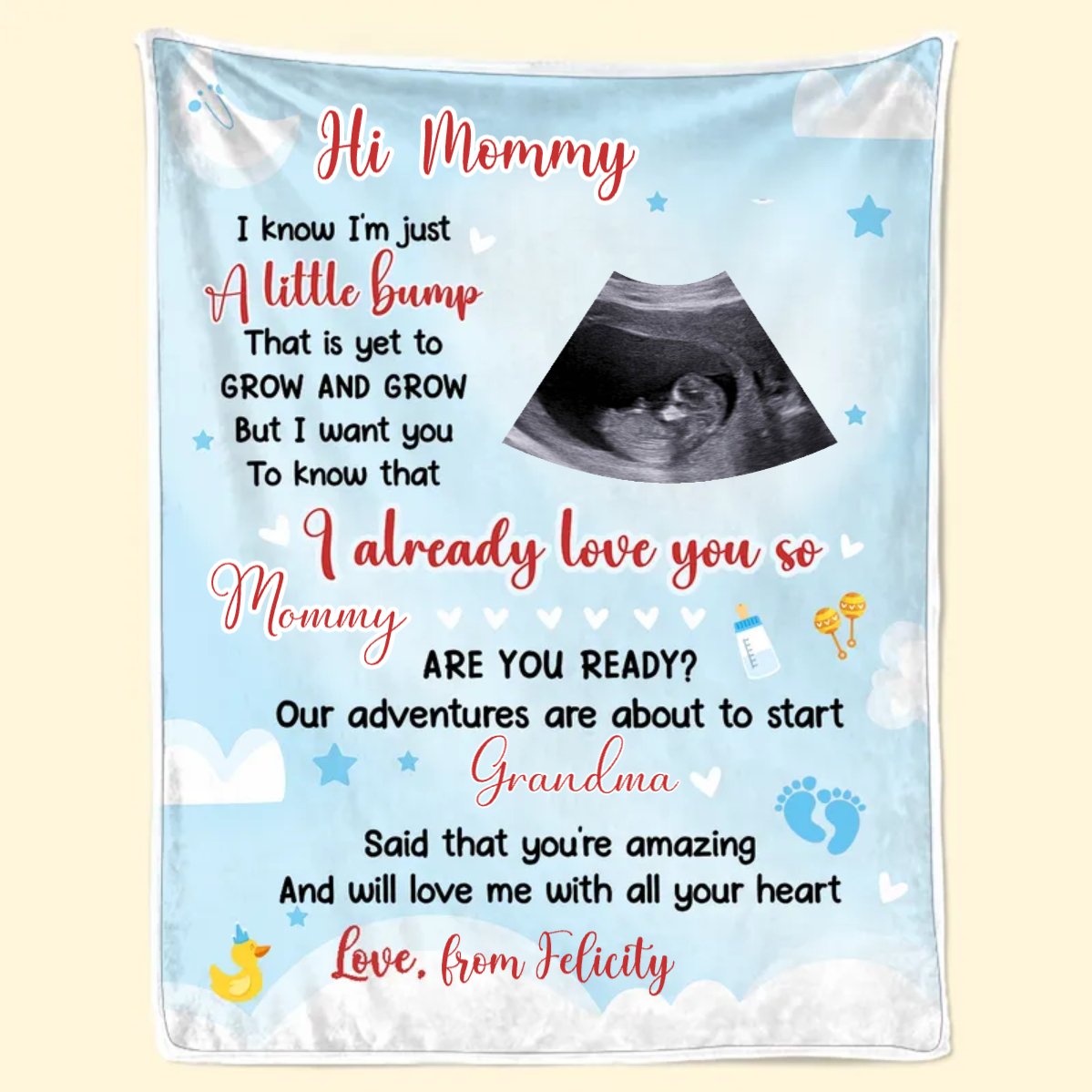 Family - Custom Photo Our Adventures Are About To Start - Personalized Blanket