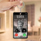 Family - Custom Photo The Call I Wish - Personalized Acrylic Keychain (HJ)