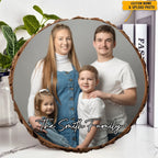 Family - Custom Photo Wood Slice - Personalized Wood Slice