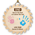 Family - DIY Handprint Keepsake A Cut Above - Personalized Shaped Wood Sign