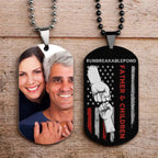 Family - Father And Daughter #Unbreakablebond - Personalized Photo Tag Necklace