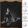 Famille - Main dans la main, nous sommes toujours à vos côtés V3 - T-shirt unisexe personnalisé