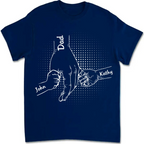 Famille - Main dans la main, nous sommes toujours à vos côtés V3 - T-shirt unisexe personnalisé