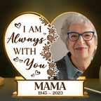 Family - I Am Always With You Heart-Shaped - Personalized Photo Light Box