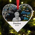Family - I Am Always With You, Memorial Photo - Personalized Acrylic Ornament