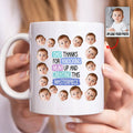 Family - Thanks For Knocking Mum Up - Personalized Photo Mug