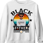Vater – Black Father Leader King – Personalisiertes Unisex-T-Shirt, Kapuzenpullover, Sweatshirt