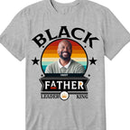 Vater – Black Father Leader King – Personalisiertes Unisex-T-Shirt, Kapuzenpullover, Sweatshirt