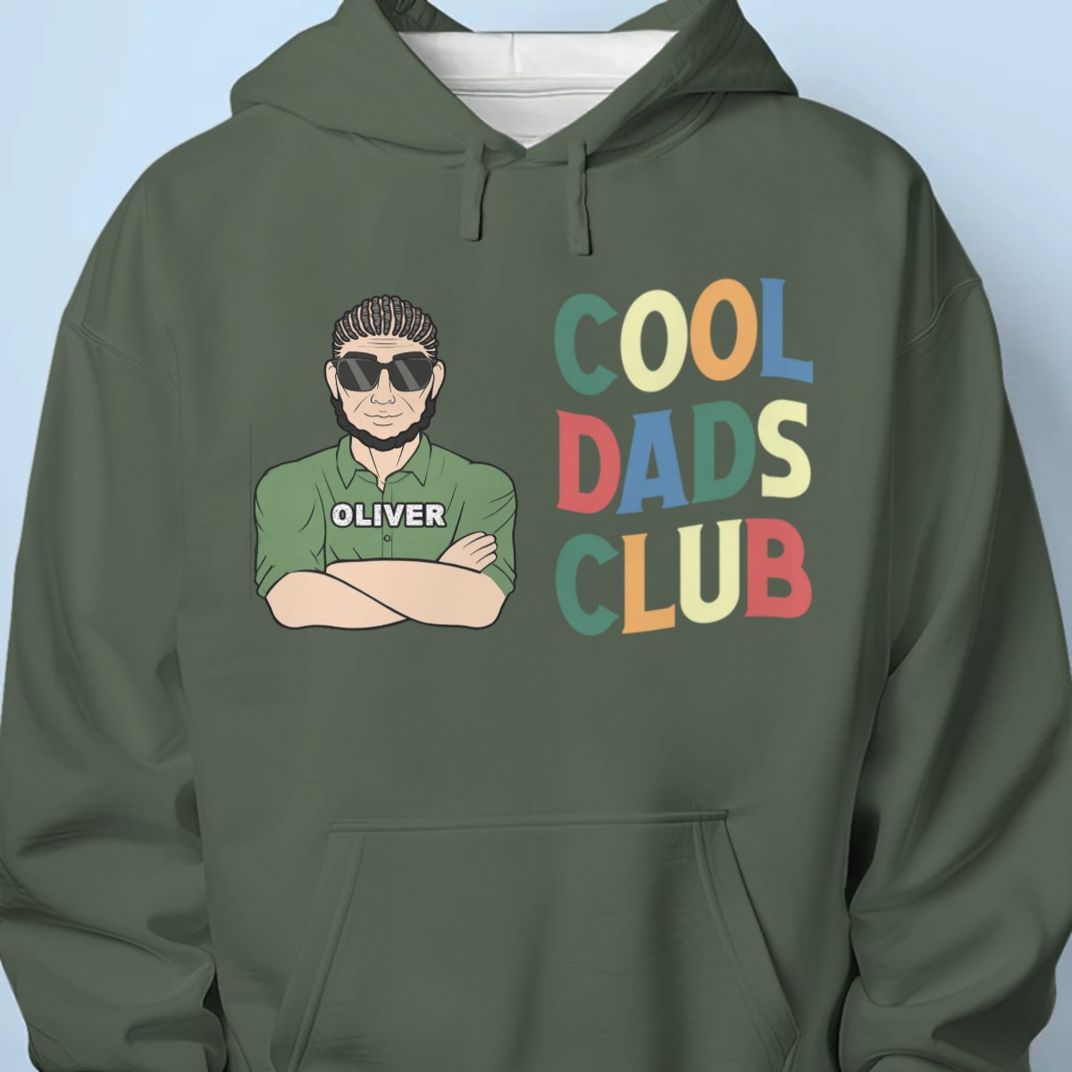 Father - Cool Dads Club Retro - Personalized Unisex T-shirt, Hoodie, Sweatshirt
