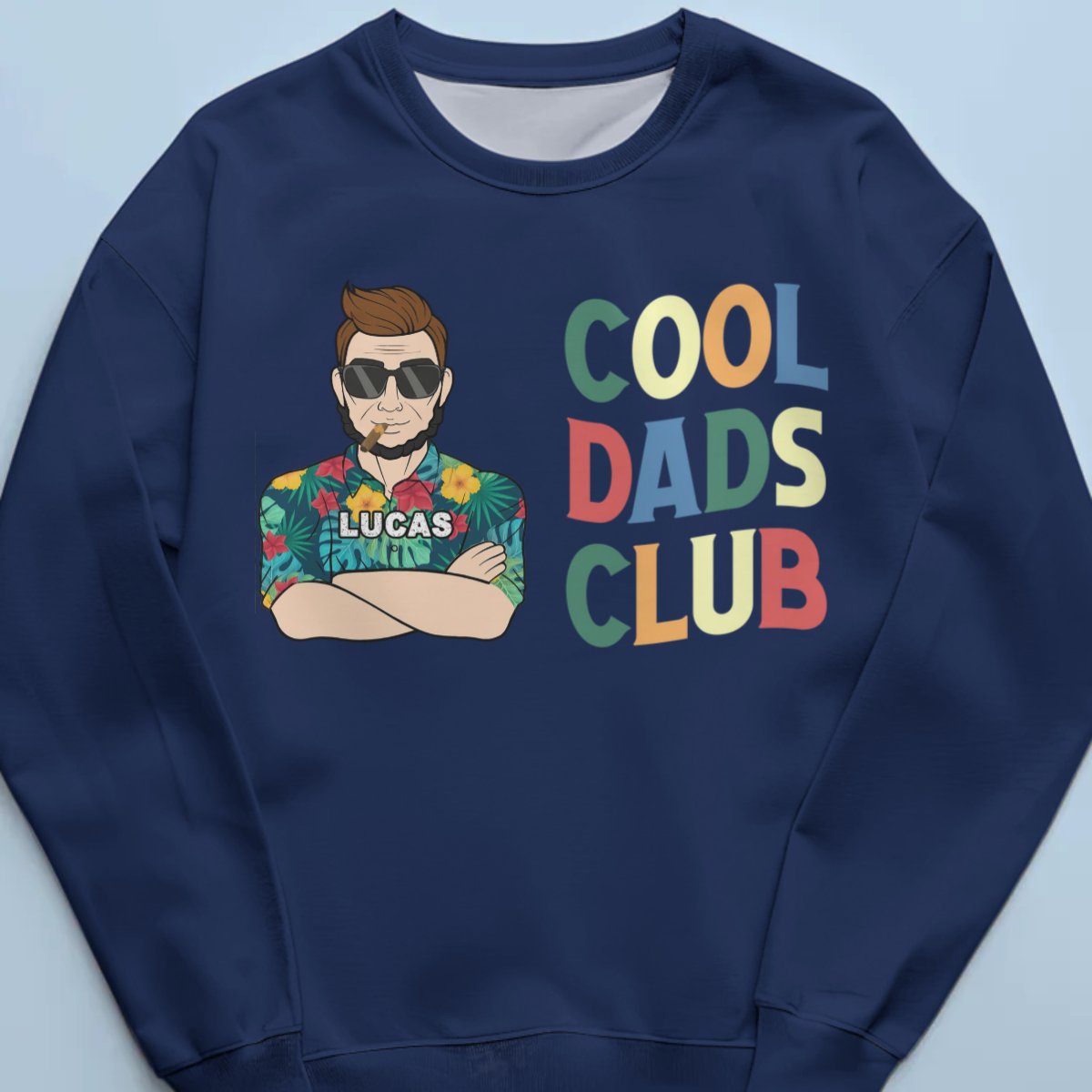 Father - Cool Dads Club Retro - Personalized Unisex T-shirt, Hoodie, Sweatshirt