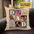 Father's Day - Custom Photo Hold This And Consider It A Big Hug - Personalized Pillow