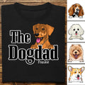 Father's Day - The Dogfather - Personalized Unisex T-Shirt