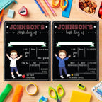 First Day And Last Day Of School - Personalized School Sign
