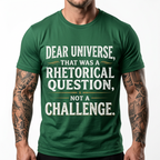 Dear Universe That Was a Rhetorical Question Not a Challenge T-Shirt