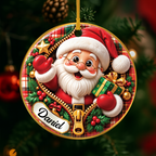Ihr Text hier - Personalisiertes Acryl-Ornament (Kamin)