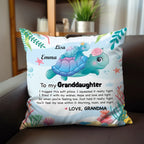 Gift For Granddaughter Turtle Hug This Pillow - Personalized Pillow