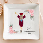 Graduation - Graduation Gift Jewelry Dish - Personalized Jewelry Dish (TL)
