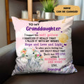 Granddaughter Grandson Elephant Hug This Pillow - Personalized Pillow