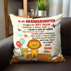 Granddaughter Lion Personalized Pillow