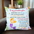 Granddaughter Little Mermaid - Personalized Pillow