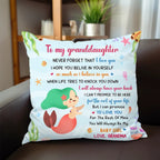 Granddaughter Little Mermaid - Personalized Pillow