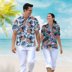 Hawaii – Personalisiertes Hawaii-Hemd mit eigenem Gesicht – Personalisiertes Hemd (LH4)