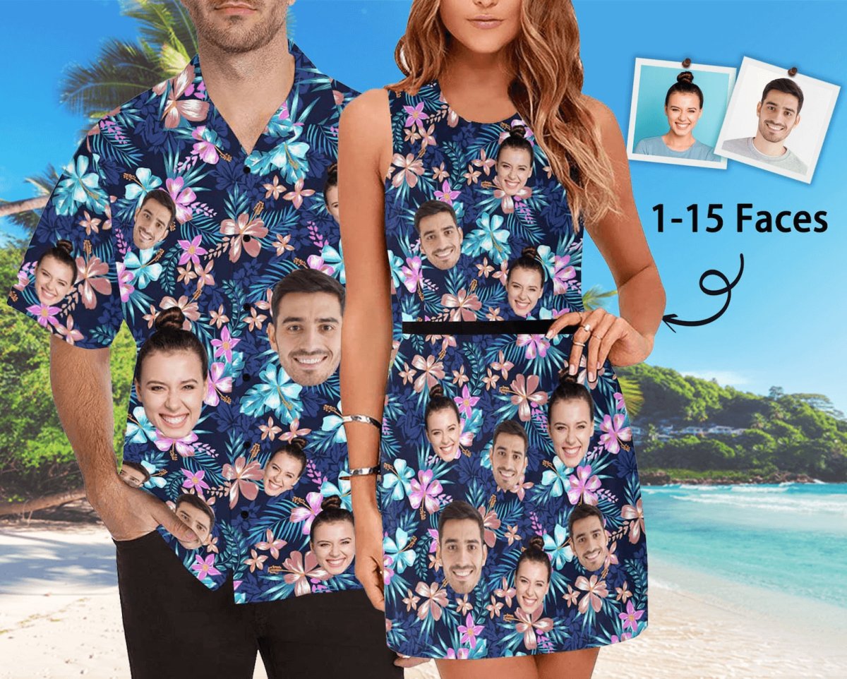 Hawaii - Custom Face Hawaiian Shirts - Personalized Short (LH6)