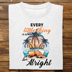 Rétro Hippie - Every Little Thing Is Gonna Be Alright - T-shirt unisexe personnalisé