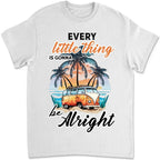 Rétro Hippie - Every Little Thing Is Gonna Be Alright - T-shirt unisexe personnalisé