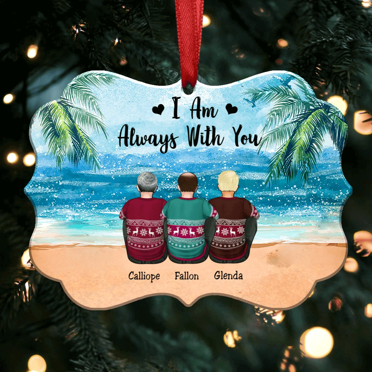 I Am Always With You - Personalized Christmas Ornament