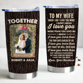 "I Love You The Most" 20oz Personalized Stainless Steel Tumbler