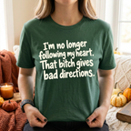 Forest green funny quote T-shirt lifestyle mockup