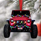 Jeep Car - Personalized Christmas Ornament